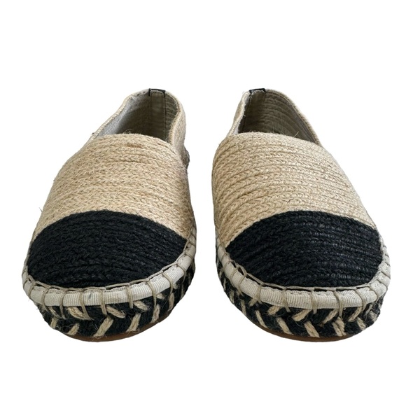NWOT Zara Trafaluc Espadrille Jute Slip-On Loafers Size 39/US 8 - Picture 6 of 16